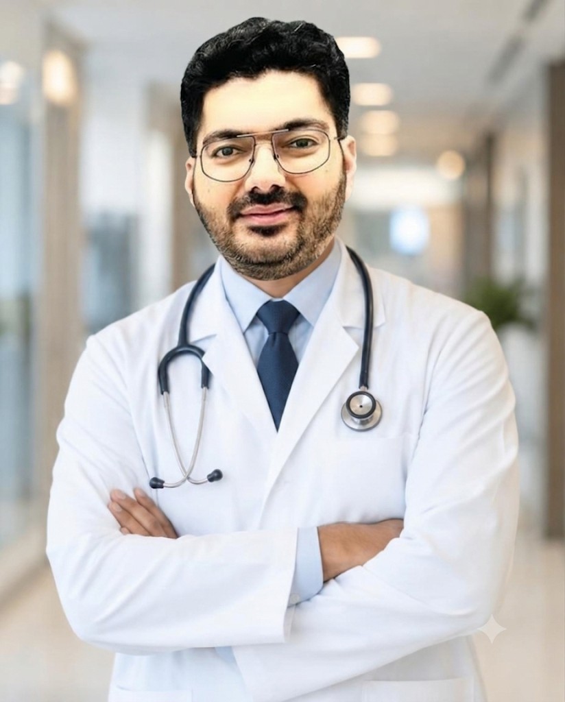 Demonstration portrait standing in for Dr. Prashant Kashyap